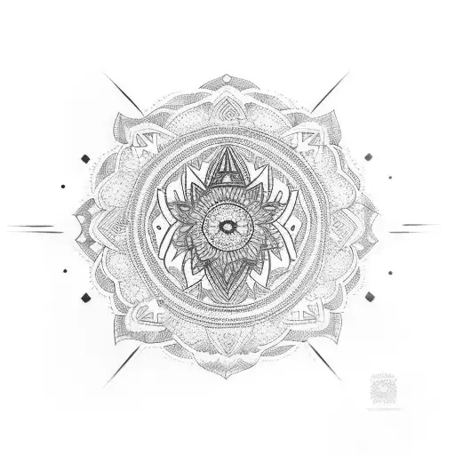 Mandala Arm Sleeve With Filipino Flag