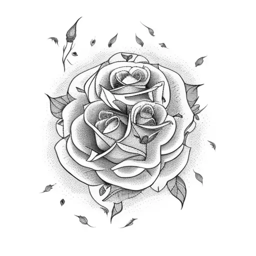 Persian Homa Bird With Roses