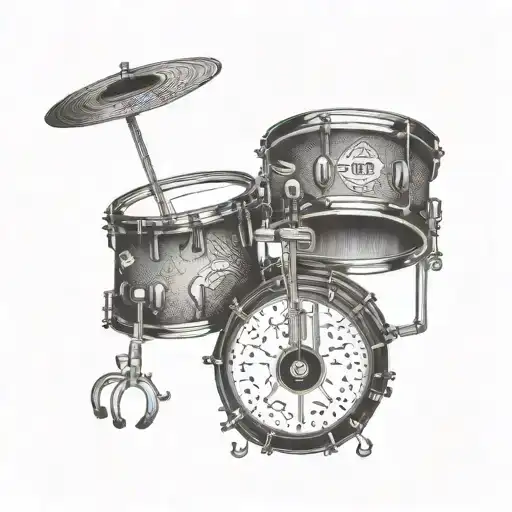 Drum And Guitar Merging