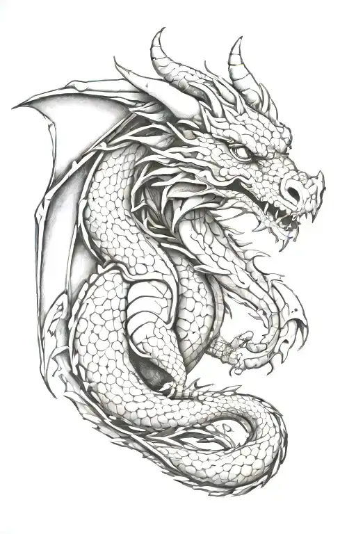 A Combination Of A Dragon And A Computer Mouse In A Unique Design