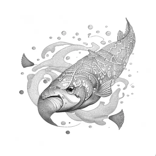 Line Drawing Of The Sea