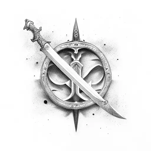 Sword With Number 21