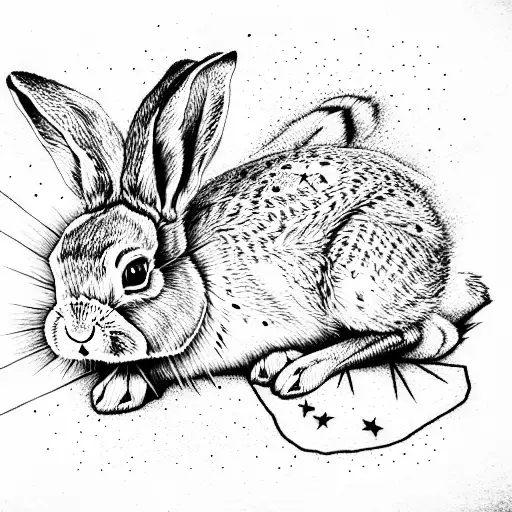 Rabbit With A Star