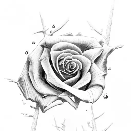 Skeleton And Rose