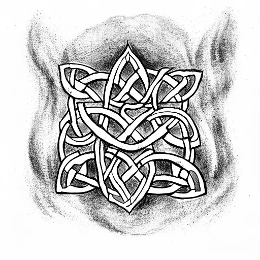 Celtic Knot Thor Runes