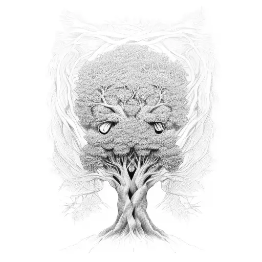 Tree Woman With Roots