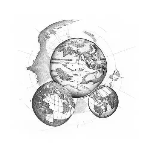 Atlas With Show The World You're There Written Around The Globe