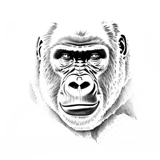 Gorilla In The Jungle