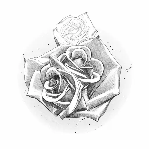 Horseshoe With Rose In Middle