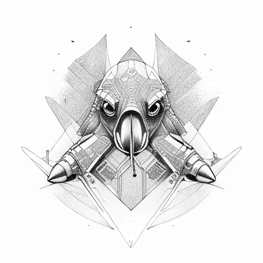 Condor With 4 Fenders On The Right Wing And 6 Fenders On The Left Wing