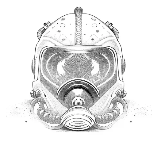 Diver Helmet With Snake