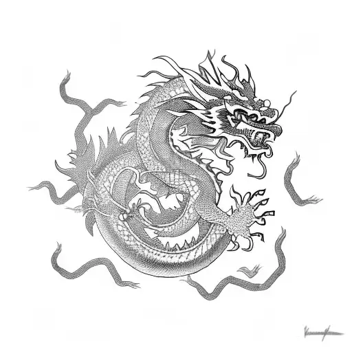 Chinese Dragon Modern