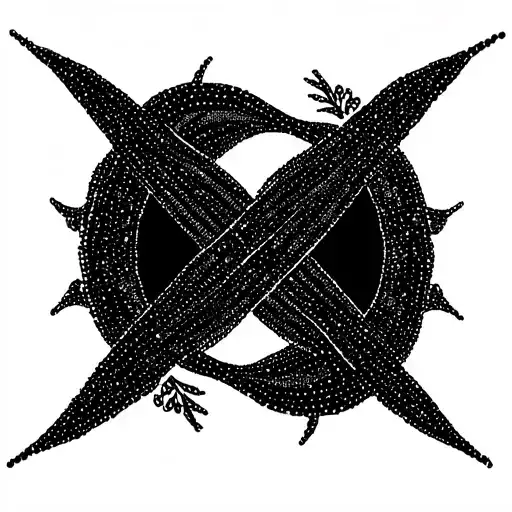 Virgo Pisces Symbol Intertwined