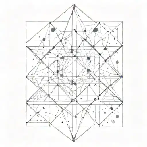 Living Abroad Geometric Sketch Style