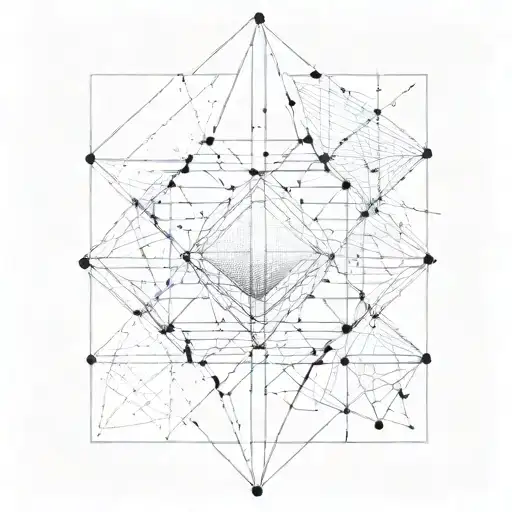 Living Abroad Geometric Sketch Style