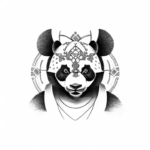 Art Deco Panda