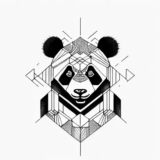 Art Deco Panda