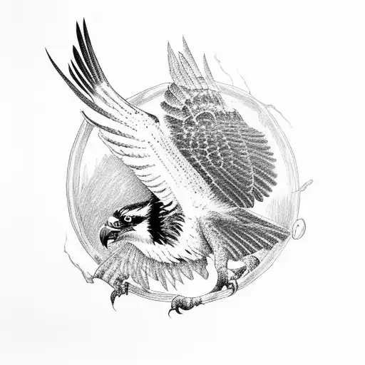 Osprey With Word Gma Written In It