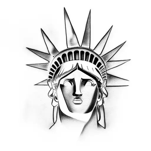 Statue Of Liberty Holding Gun