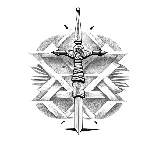 Cruz Ankh Con Flechas