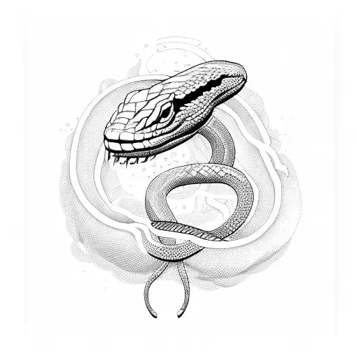 Snake Eats Bloody Heart