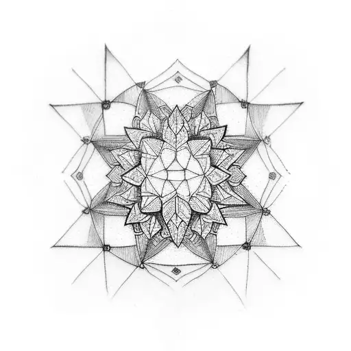 Generate Small Beautiful Geometric Mandala