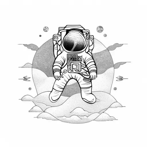 Astronaut In A Boat