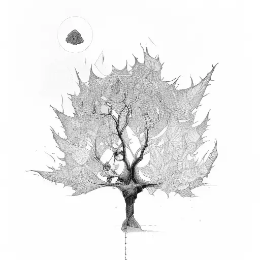 Tree Whose Leaves Fall