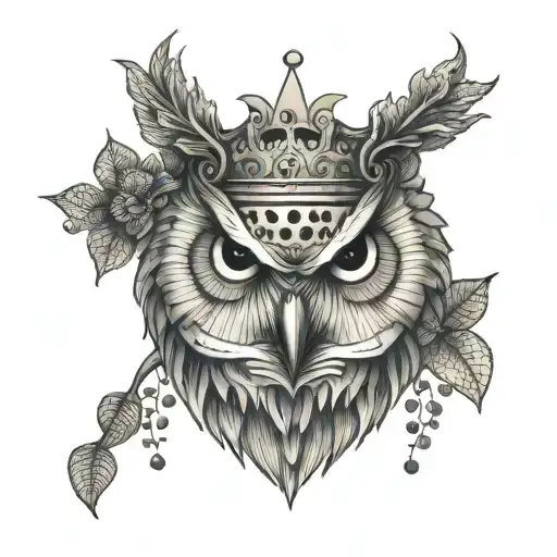 Owl And Crown