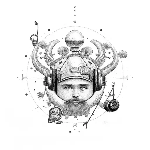 Fishing Dad And Children