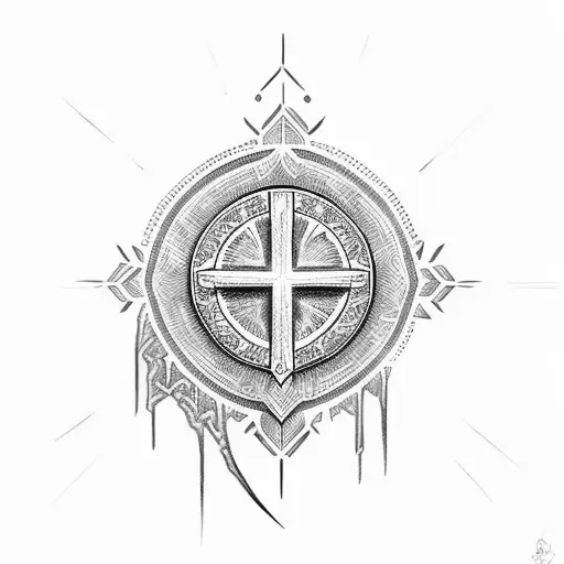 Christian Cross Heart