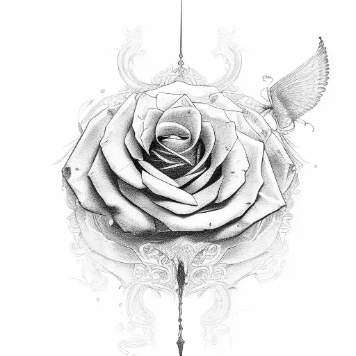 Girl Roses Money Lucifer