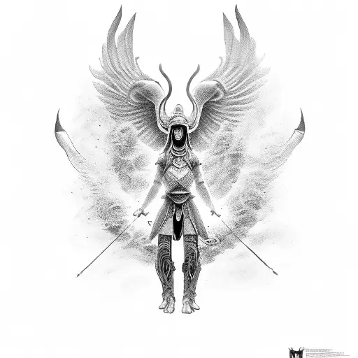 Ancient Greek Magickal Kharakteres Air Spirit Protect Journey