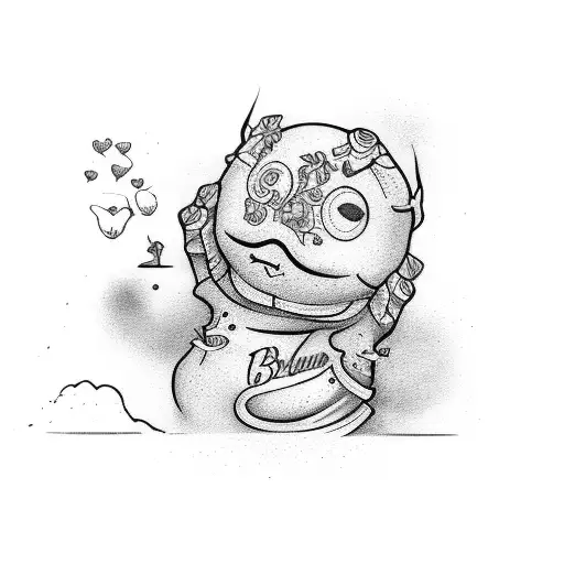 Cursive Writing Saying Hello Baby Brother