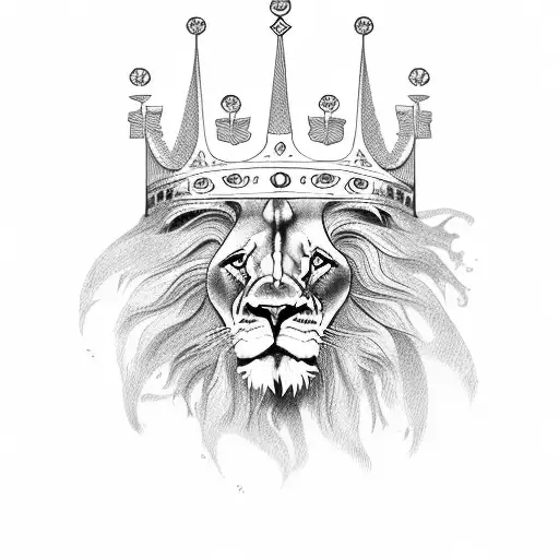 Lion With A Crown