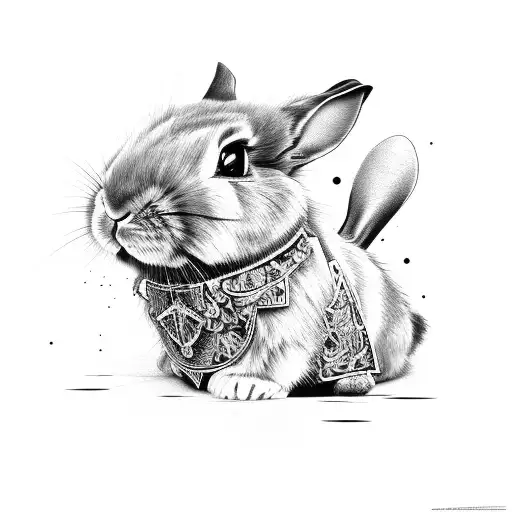 Gangster Bunny Smoking