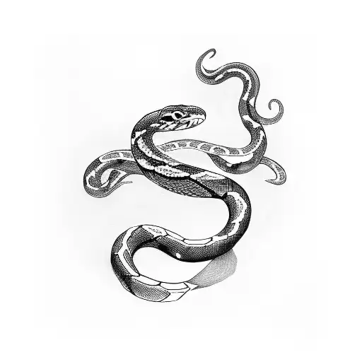 Snake With Poisoned Mashrooms