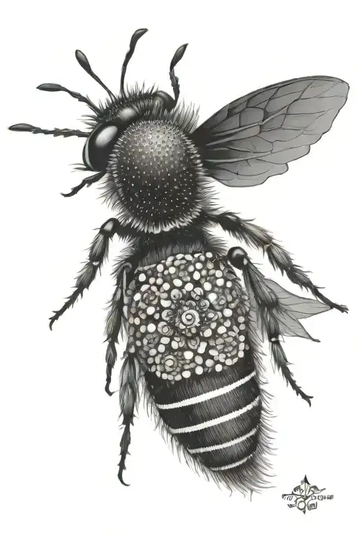 Mandala Bumble Bee Surrounded