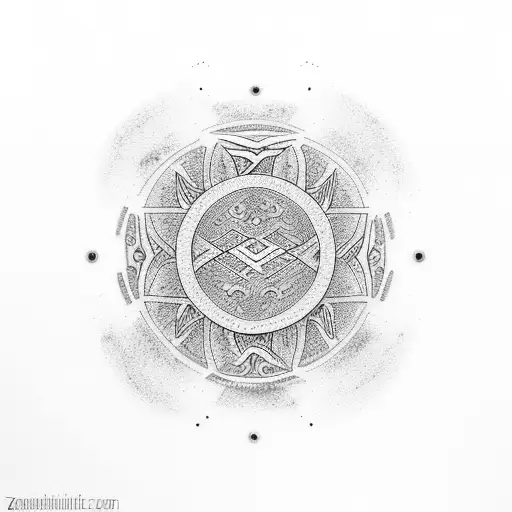 Zen Symbol With Lots Of Colors