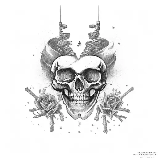 Skeleton Pulling Out His Heart