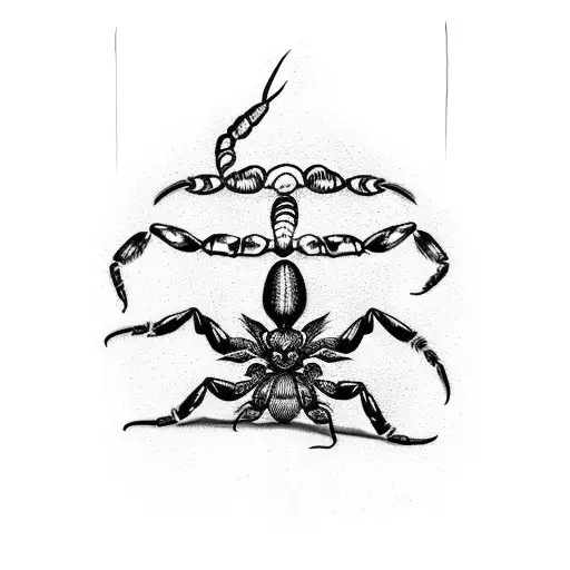 Weighing Scale And A Scorpion