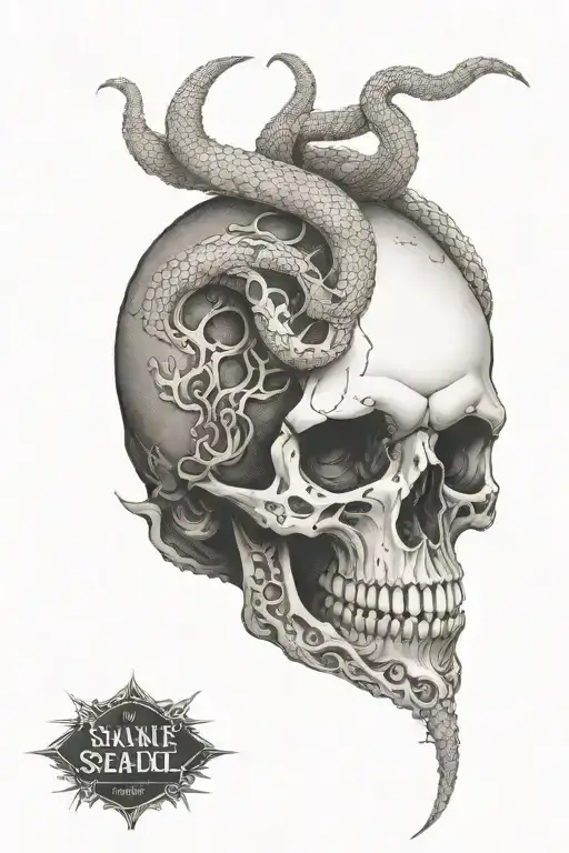 Snake Head Skull