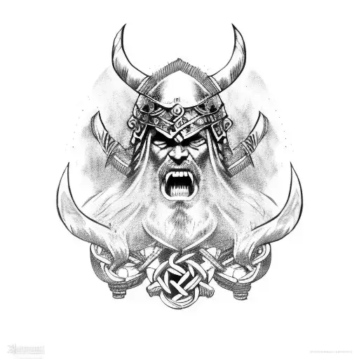 Raging Viking Warrior