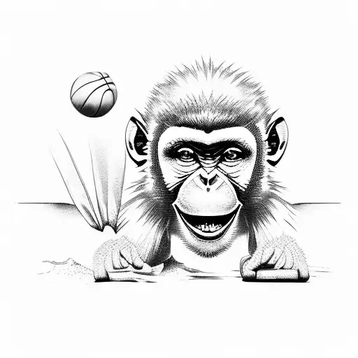 Monkey & Basketball Jersey