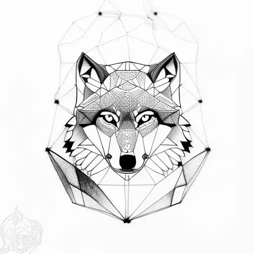 Wolf Geometric Origami