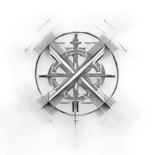 Christian Cross With Words