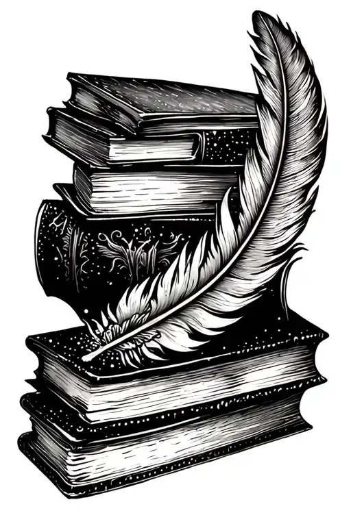 Books And Feather