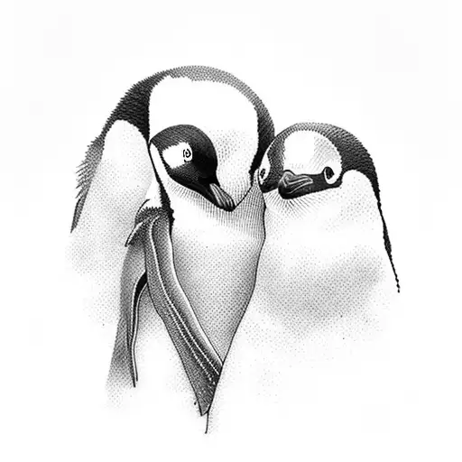 Name Maria Antonia With Penguin