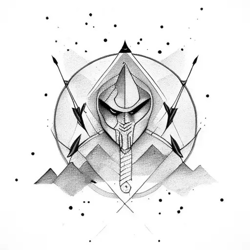 Arrow Line Art