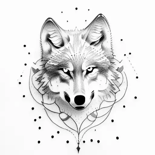 Wolf Biting Rose